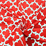 ABSTRACT PRINTED COTTON CANVAS