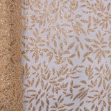 SEQ &amp; BEADS LEAF GOLD