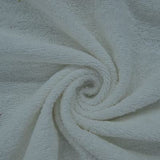SINGLE SIDED TOWELLING - WHITE