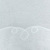 270CM CORNELY FROSTED VOILE CURTAIN - WHITE