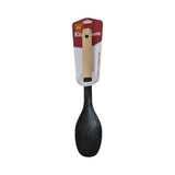 SERVING SPOON WITH WOODEN HANDLE