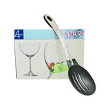 COMBO PACK GLASS AND SPOON SET