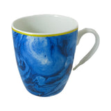 MUGS ABSTRACT BLU/WHT