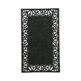 RUBBER MAT WITH GRASS DARK GREY