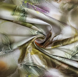 150CM PRINTED JACQUARD DUTCHESS SATIN
