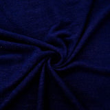 SINGLE SIDED TOWELLING - NAVY