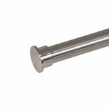 25MM FLAT END CAP 2PK - ST/STEEL