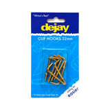 L-HOOK BRASS 32MM 6PC