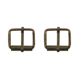 24MM BUCKLE W/ROLLER BAR - COPPER