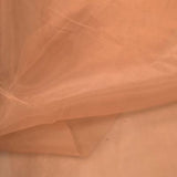 150CM GLASS ORGANZA-TOFFEE