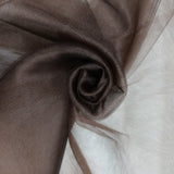 300CM QLTY TURKISH POLYESTER TULLE - CHOCOLATE BROWN