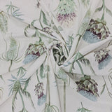 FLORIAL PRINTED COTTON CANVAS