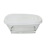RECT JAR WITH LID 2PC 375CC
