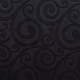 280CM BIG SCROLL JACQ TABLING - BLK 4
