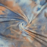 150CM TYE DYE CORAL VELOUR