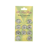 SNAP FASTENERS SILVER