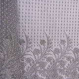 BEADED FABRIC GREY