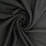 ANGORA 2X2 RIB - BLACK