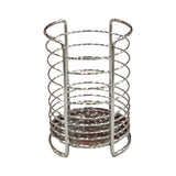 CUTLERY BASKET ROUND SILVER