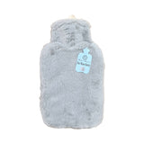 PLUSH COVER WITH HOTWATER BOTTLE 2L-GREY