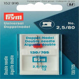 TWIN SEWING NEEDLES STD 80/2.5