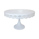 CAKE STAND WHITE LRG