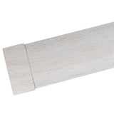 2.5M 105MM PYR.PELMET - WHITE WASH