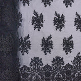 EVENING COUTURE BEADS - BLACK