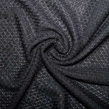 P/S WAFFLE WEB JERSEY - BLACK