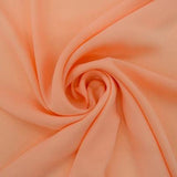 MILK GEORGETTE PLAIN (150CM)(PEACH)